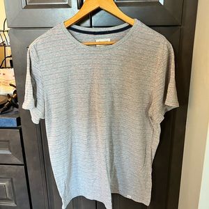 Marine Layer Men’s Re-Spun Striped Graphic T-Shirt // Size Large